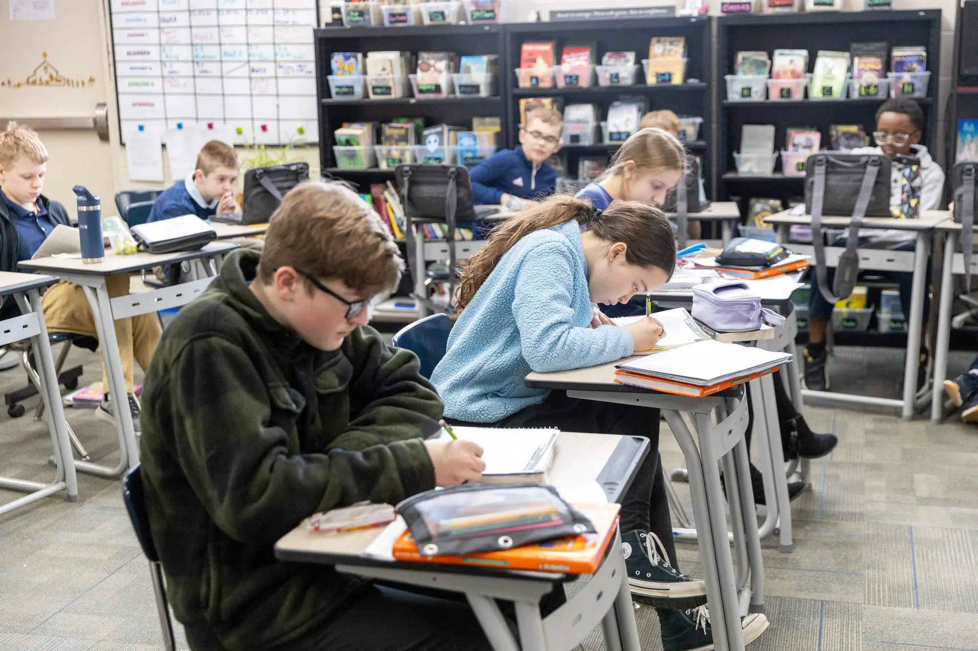 Classroom learning for Christian education at Augsburg Academy